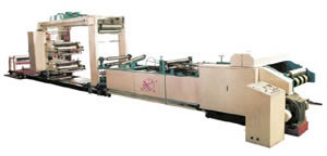 Máquina para fabricar e imprimir sacos/bolsas